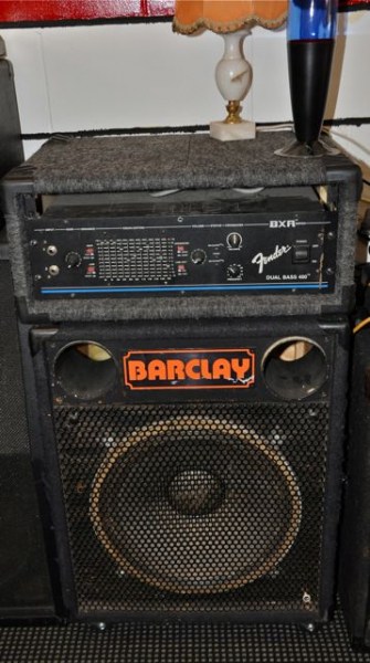 Fender BXR Duel Bass 400 / Barclay 15" Cabinet