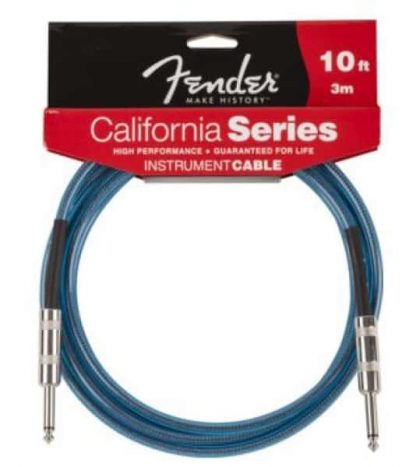 Fender CaliforniInstrument Cable - Lake Placid Blue 10'