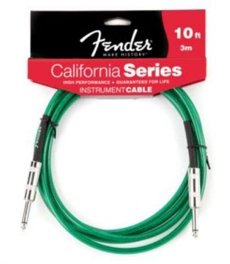 Fender CaliforniInstrument Cable - Surf Green 10'