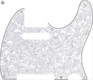 Fender 8-hole Multy-ply Telecaster Pickguard White Pearl