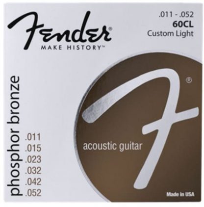Fender Phosphor Bronze Acoustic Guitar Strings 11-52