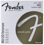 Fender 80/20 Bronze Acoustic Strings 11-52