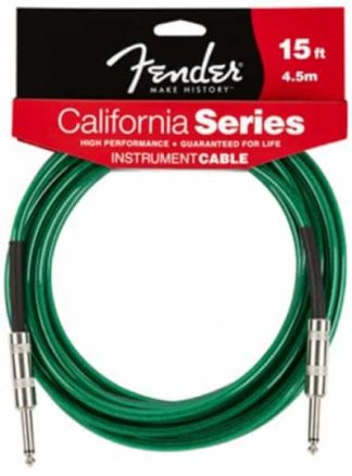 Fender CaliforniInstrument Cable - Surf Green 15'