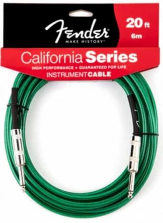 Fender CaliforniInstrument Cable - Surf Green 20'